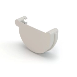 GAMRAT PCV Denko rynnowe PRAWE 75mm - BIEL